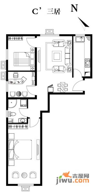 建工双合家园公租房_