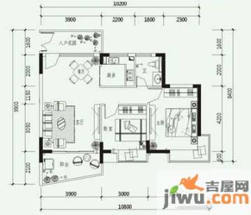 海南桃源居户型图-房型图-平面图-吉屋网