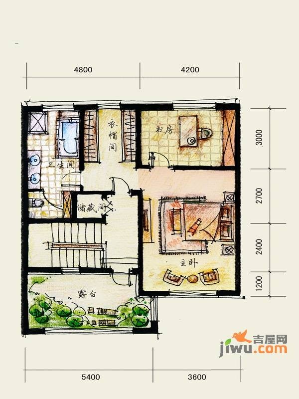 春江东国华郡方美东花城郡联排别墅b,三层别墅图6室3厅6卫靖江国华方美户型图片