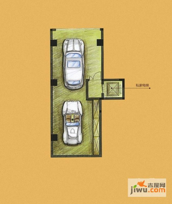 泉州盛世领墅盛世领墅叠加c型地下一层户型图_首付金额__57.