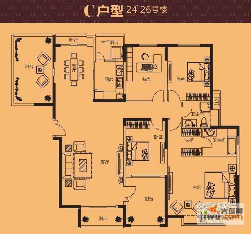 户型点评: 整体户型南北通透, 南北双阳台设计,全明户型 客厅与餐厅一线相连,空间开阔,南向链接大面积飘窗,室内采光充足。 厨房紧邻入户门,生活杂物直接入厨房,设计合理,厨房链接生活阳台,满足日常杂物堆放。 主卧朝南,带南向飘窗,室内采光充足,居住舒适。次卧北向,带北向窗,室内采光有保证。 明厨明卫设计,空气流通性好。