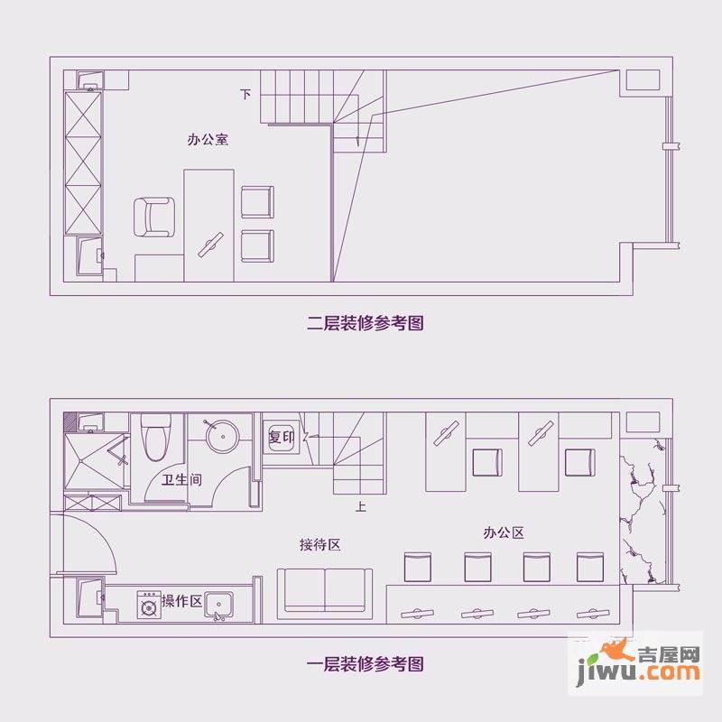 五四北泰禾广场泰禾城市广场soho公寓b户型