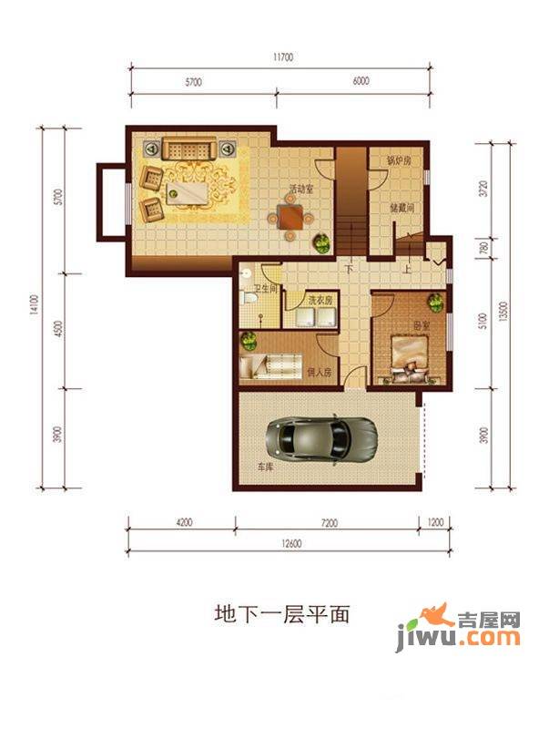 山湖湾3室1厅0卫户型图