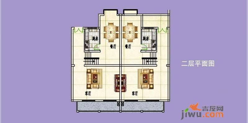 泰合园2室2厅1卫248㎡户型图