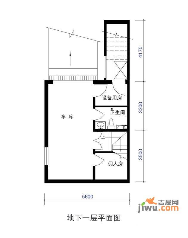 世佳别墅5室6厅5卫342㎡户型图