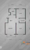 名人国际2室2厅1卫93.1㎡户型图