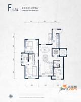 北京城建徜徉集3室2厅2卫136㎡户型图