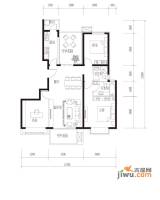 中国铁建青秀城3室2厅2卫117.3㎡户型图