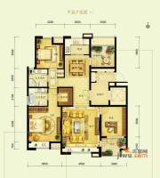 金地仰山3室2厅2卫140㎡户型图