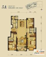 融科钧廷3室2厅2卫160㎡户型图