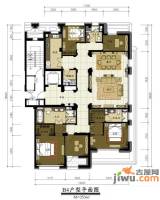 绿城北京诚园3室2厅3卫253㎡户型图