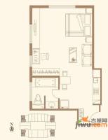 长安六号1室0厅1卫63.9㎡户型图