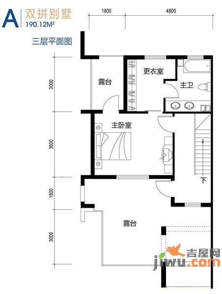 鸥洲普通住宅190.1㎡户型图