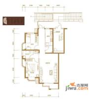 北潞馨家园2室2厅1卫88.7㎡户型图