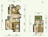 中国铁建原香小镇2室2厅1卫87㎡户型图