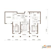 富力丹麦小镇(别墅、花园洋房)2室2厅2卫142㎡户型图