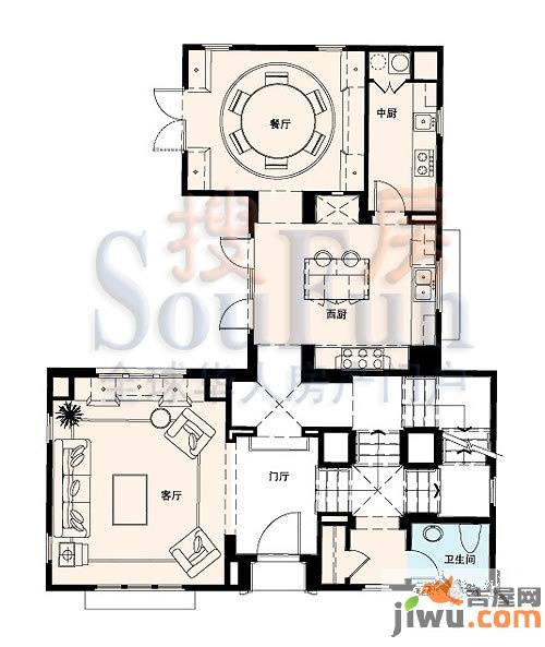 纳帕尔湾0室2厅1卫户型图