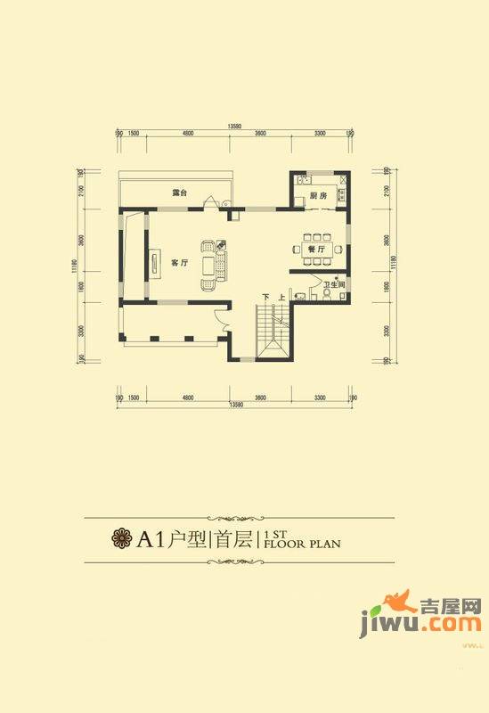 澜溪庄园0室2厅1卫314.1㎡户型图