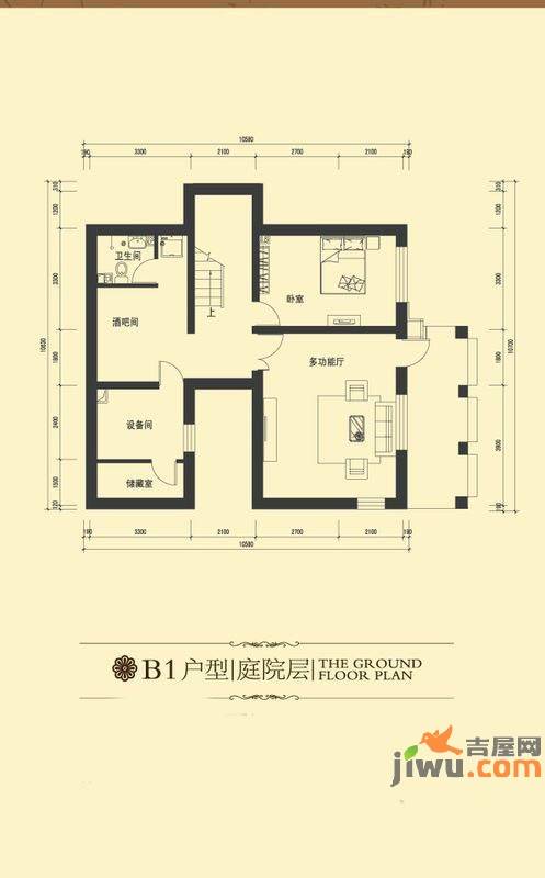 澜溪庄园1室4厅0卫293.4㎡户型图