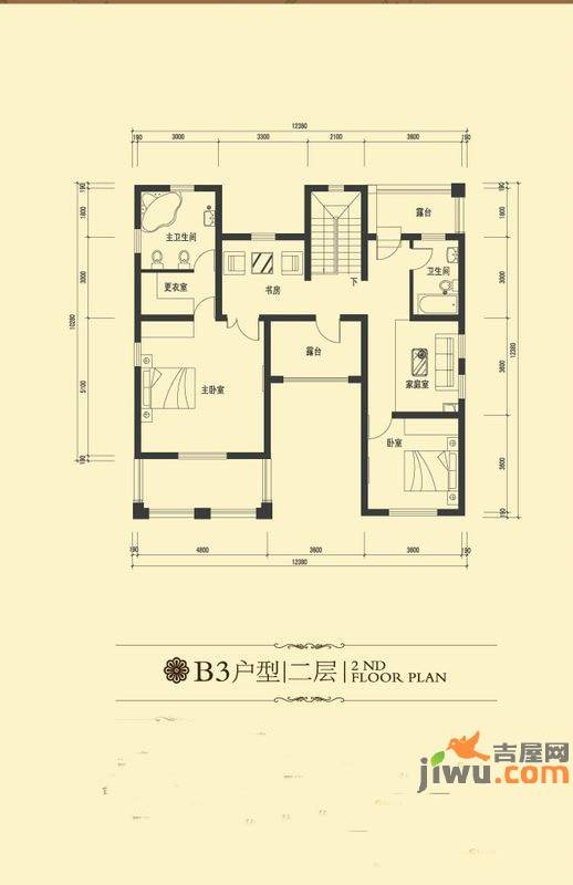 澜溪庄园2室2厅2卫328㎡户型图