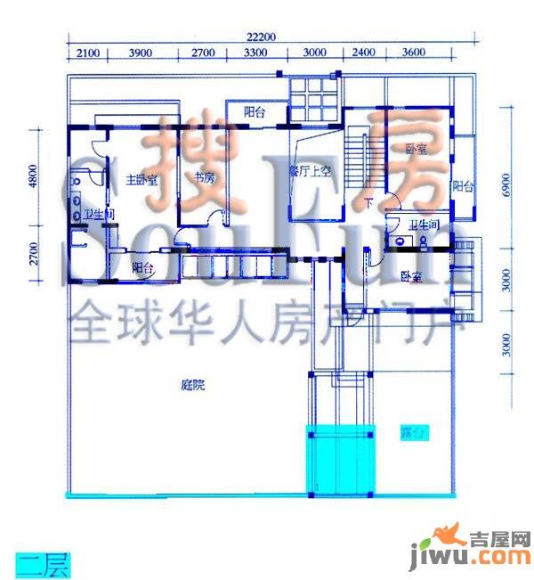 靠山居艺墅4室0厅2卫户型图