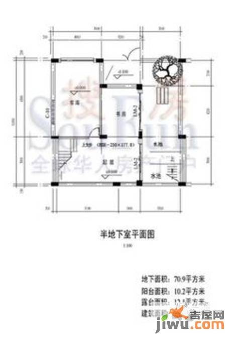 达观CBD东墅普通住宅207.8㎡户型图