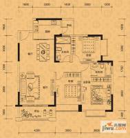 卓越蔚蓝城邦二期3室2厅2卫125.3㎡户型图