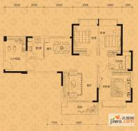 卓越蔚蓝城邦二期3室2厅1卫113.8㎡户型图