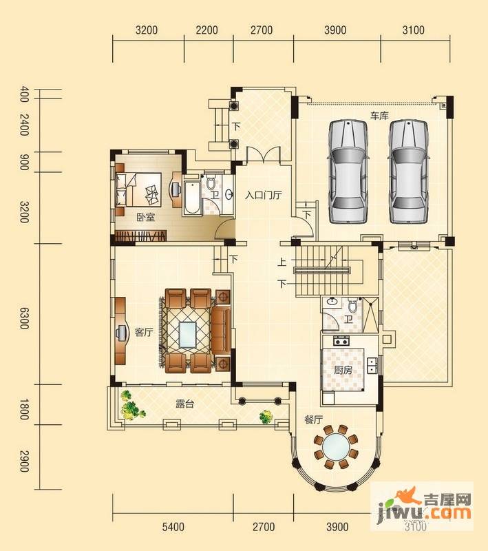 绿茵温莎堡五期4室2厅5卫425㎡户型图