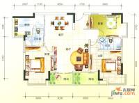 誉轩3室2厅2卫116.8㎡户型图
