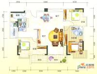 誉轩3室2厅2卫115.3㎡户型图