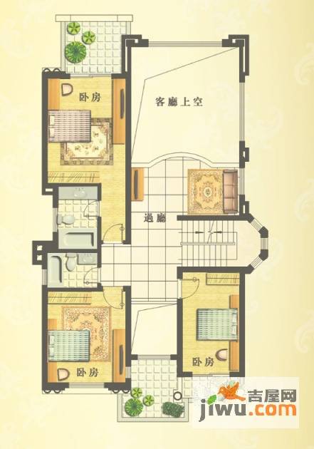 金湾领海独墅5室3厅4卫374.3㎡户型图