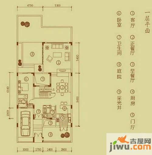 万科棠樾4室3厅3卫195㎡户型图