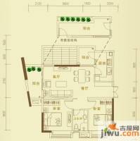 华建半岛豪庭2室2厅1卫81㎡户型图