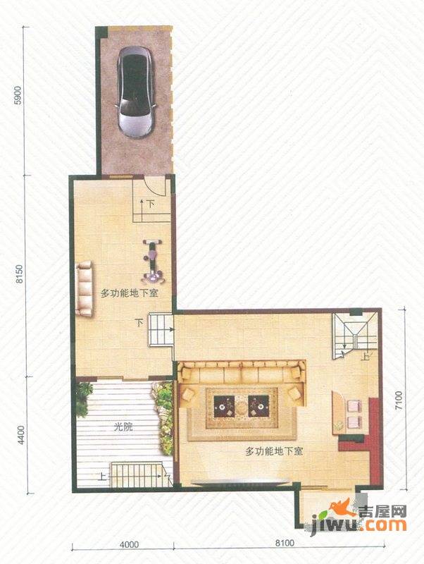 中惠香樟半岛3室2厅2卫146㎡户型图