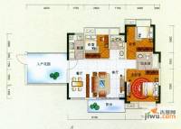 中惠香樟绿洲3室2厅2卫101.5㎡户型图