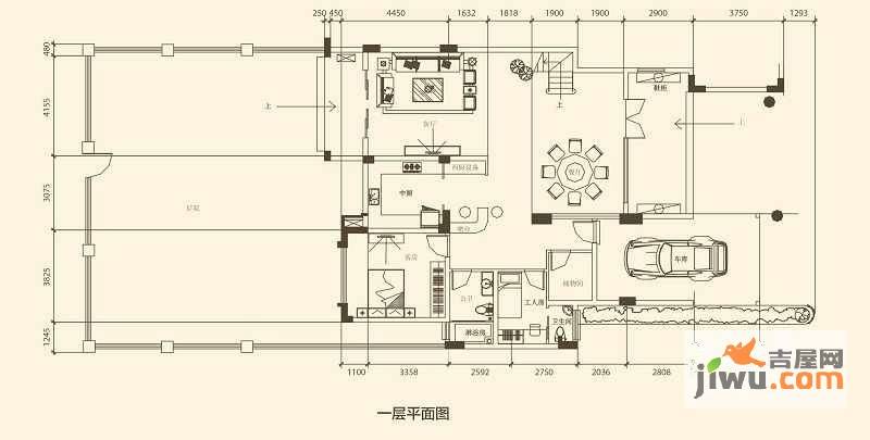 蓝泊湾5室3厅4卫331.3㎡户型图