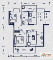 丰泽园2室2厅1卫82.3㎡户型图