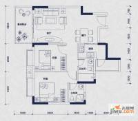 丰泽园2室2厅1卫82.1㎡户型图