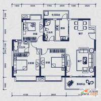 丰泽园3室2厅2卫125.7㎡户型图