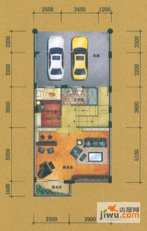 丰泰观山碧水二期5室2厅5卫285㎡户型图