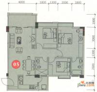 宝乐园3室2厅2卫104.6㎡户型图