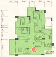 宝乐园3室2厅2卫97.2㎡户型图