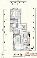 金山湖国墅园3室2厅1卫93㎡户型图