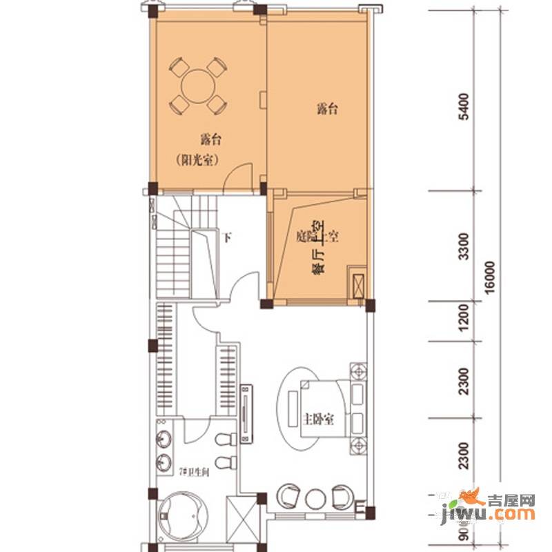 光耀城4室3厅4卫247㎡户型图