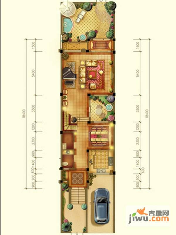 光耀城4室2厅4卫247㎡户型图