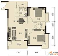 东方新天地大厦2室2厅0卫73.9㎡户型图