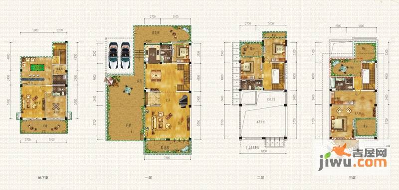 东方新城6室3厅4卫295.3㎡户型图