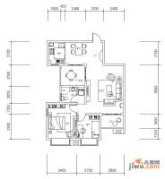 新华联广场2室2厅1卫97.9㎡户型图