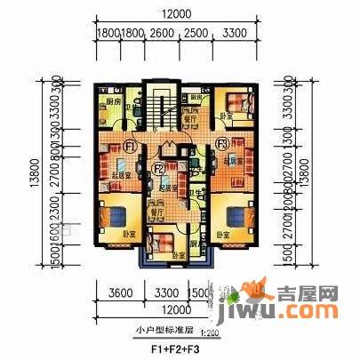 一诺阳光佳园1室1厅1卫户型图